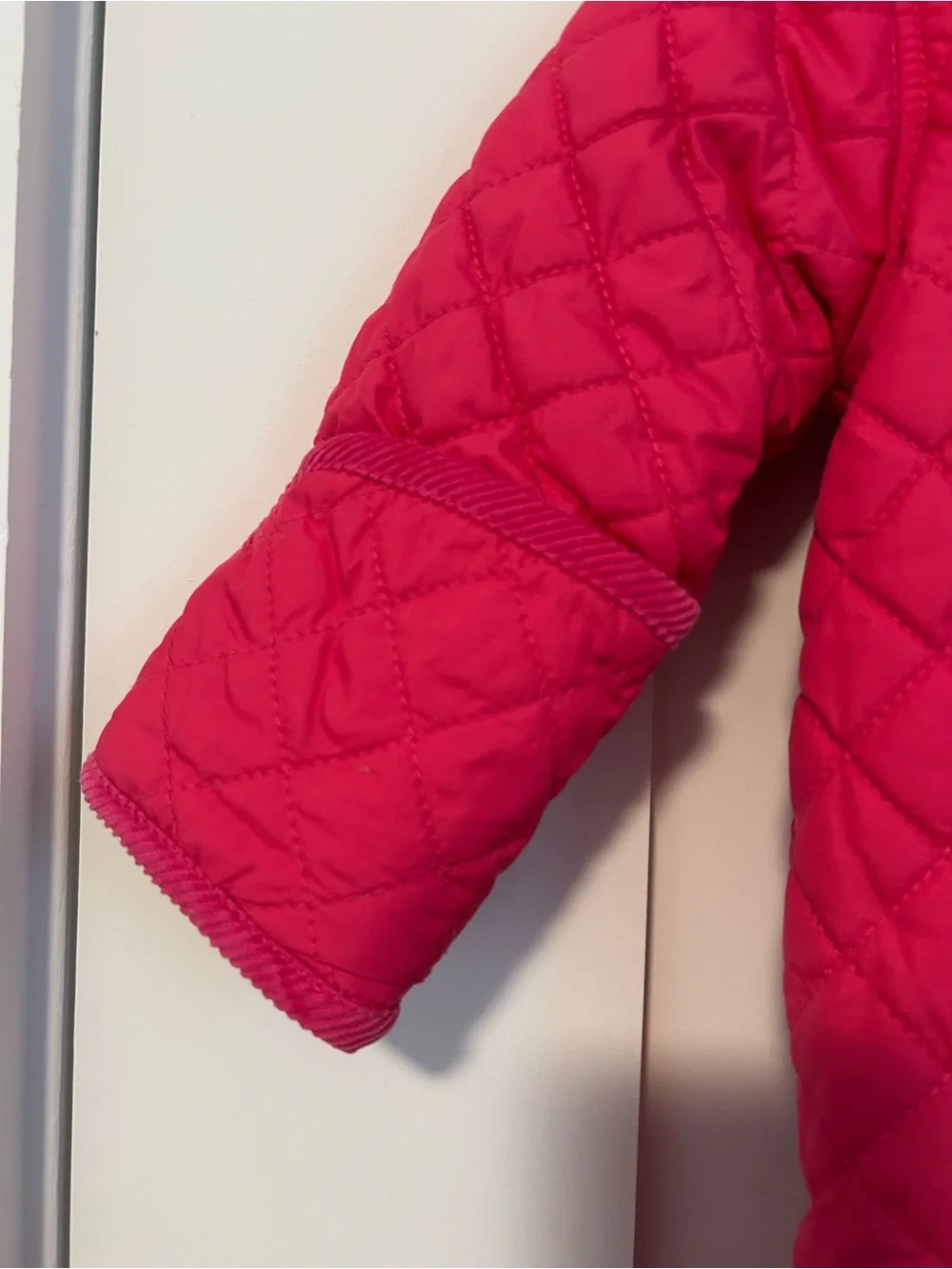 Ralph Lauren Quilted Red Hooded Baby Snowsuit